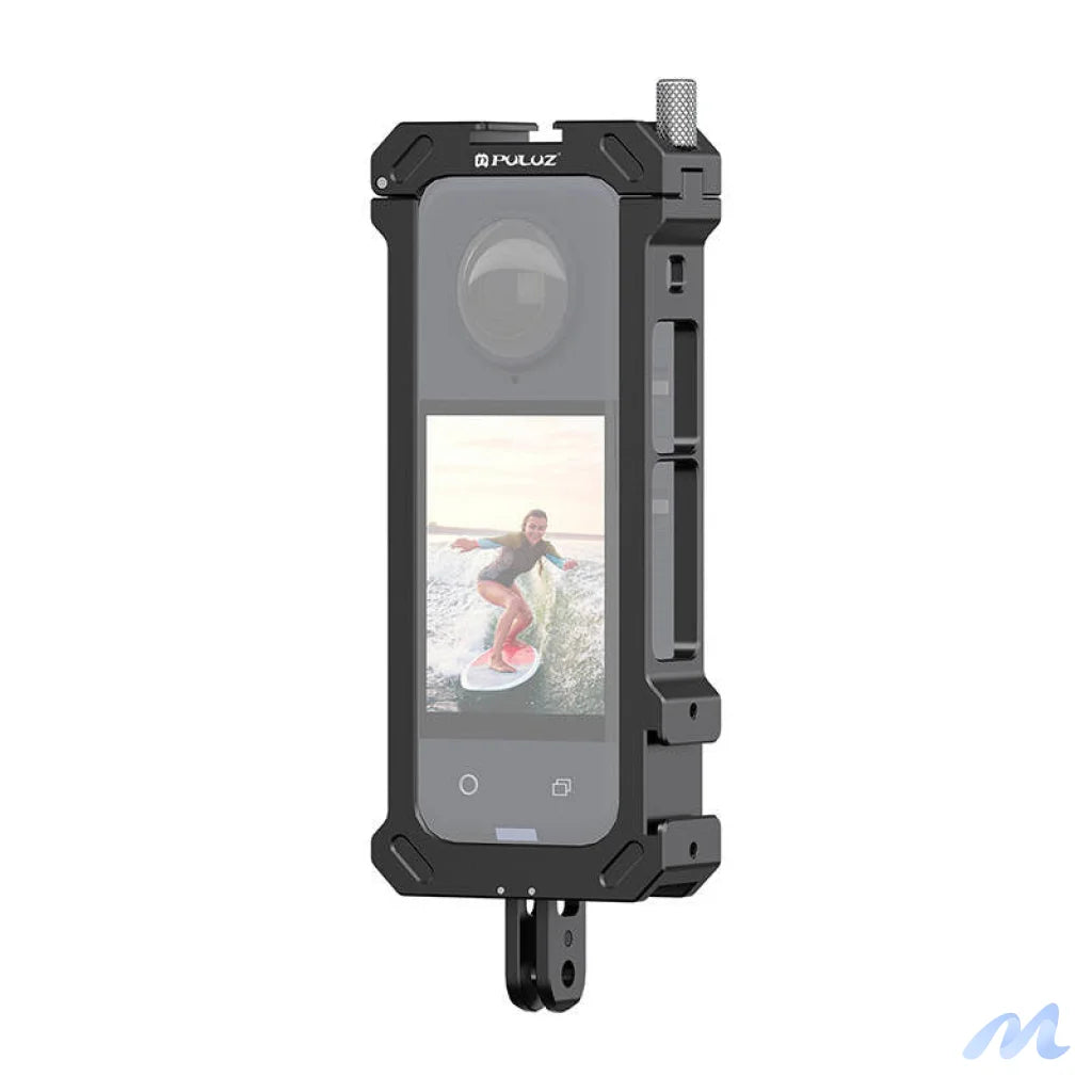 Metal protective cage PULUZ with tripod adapter for Insta360 X4