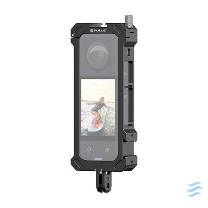 Metal protective cage PULUZ with tripod adapter for Insta360 X4 For sports cameras