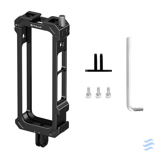 Metal protective cage PULUZ with tripod adapter for Insta360 X4 For sports cameras