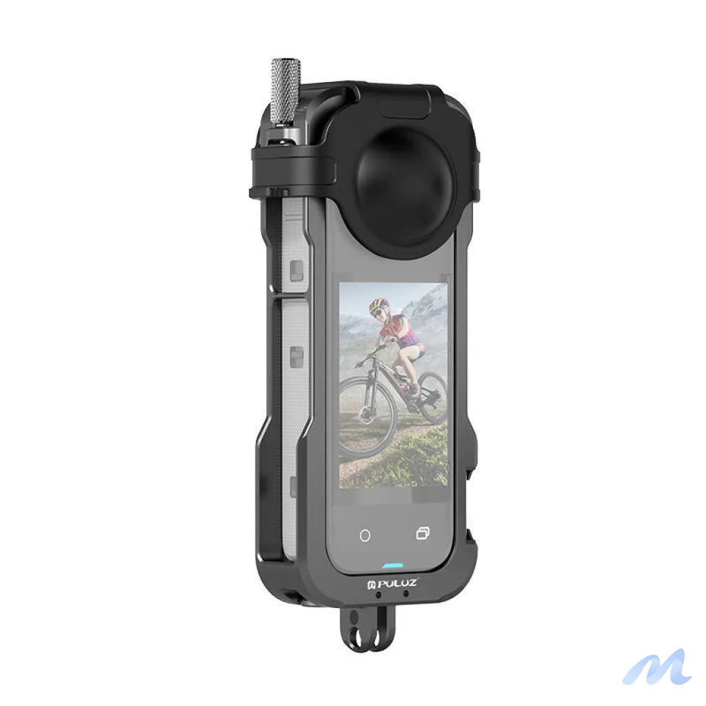 Metal Protective Cage With Lens Cover PULUZ for Insta360 X4
