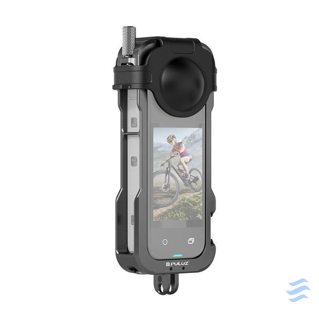 Metal Protective Cage With Lens Cover PULUZ for Insta360 X4 For sports cameras