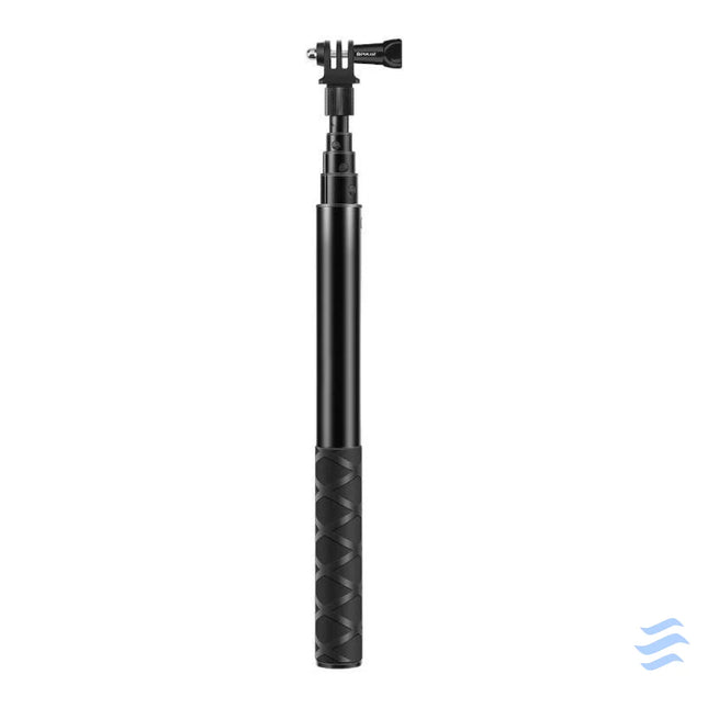 Metal selfie holder Puluz 110 cm for sports cameras (including Osmo Action 5 Pro Insta360 X5 / X4 / X3) Straps mounts