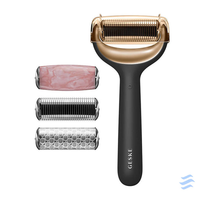 Micro Needle Face&Body Roller 9in1 Geske with APP (gray) Massagers
