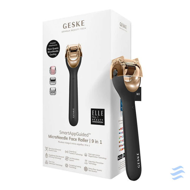 Micro Needle Face Roller 9in1 Geske with APP (gray) Massagers