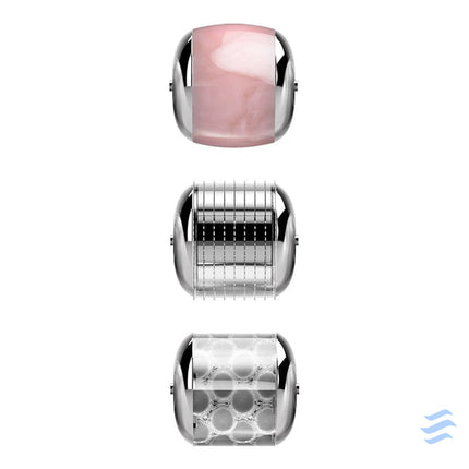 Micro Needle Face Roller 9in1 Geske with APP (gray) Massagers