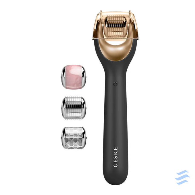 Micro Needle Face Roller 9in1 Geske with APP (gray) Massagers
