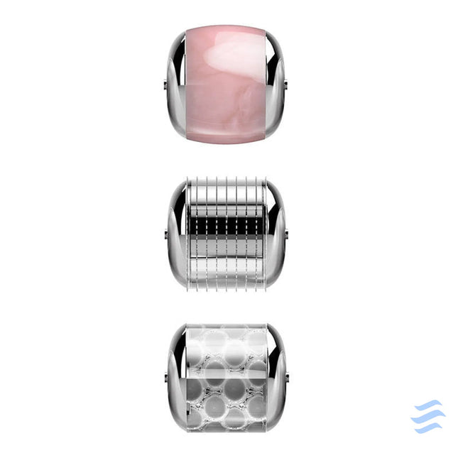 Micro Needle Face Roller 9in1 Geske with APP (magenta) Massagers