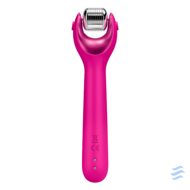 Micro Needle Face Roller 9in1 Geske with APP (magenta) Massagers