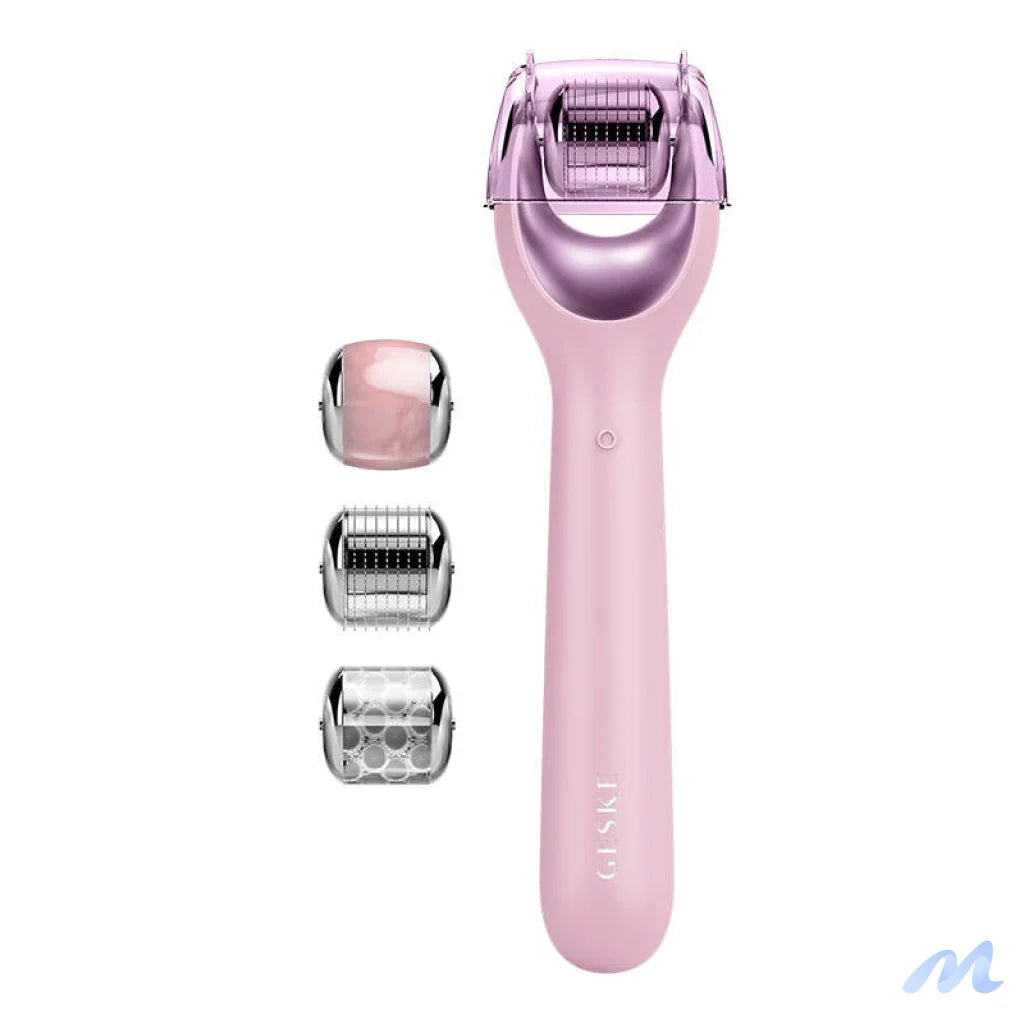 Micro Needle Face Roller 9in1 Geske with APP (pink)