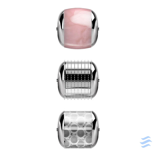Micro Needle Face Roller 9in1 Geske with APP (pink) Massagers