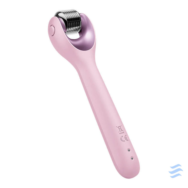 Micro Needle Face Roller 9in1 Geske with APP (pink) Massagers