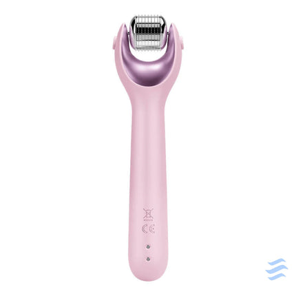 Micro Needle Face Roller 9in1 Geske with APP (pink) Massagers