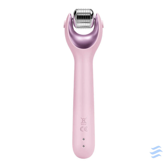 Micro Needle Face Roller 9in1 Geske with APP (pink) Massagers