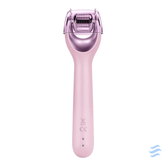 Micro Needle Face Roller 9in1 Geske with APP (pink) Massagers