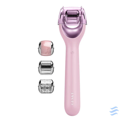 Micro Needle Face Roller 9in1 Geske with APP (pink) Massagers