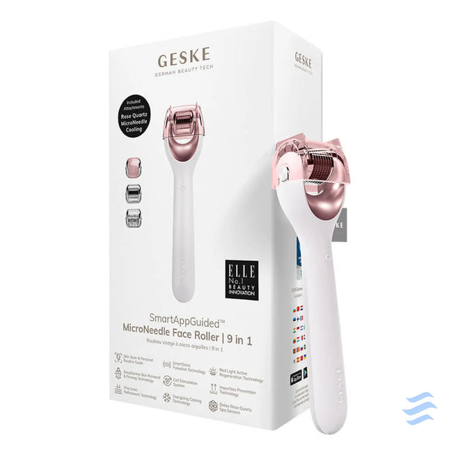 Micro Needle Face Roller 9in1 Geske with APP (starlight) Massagers