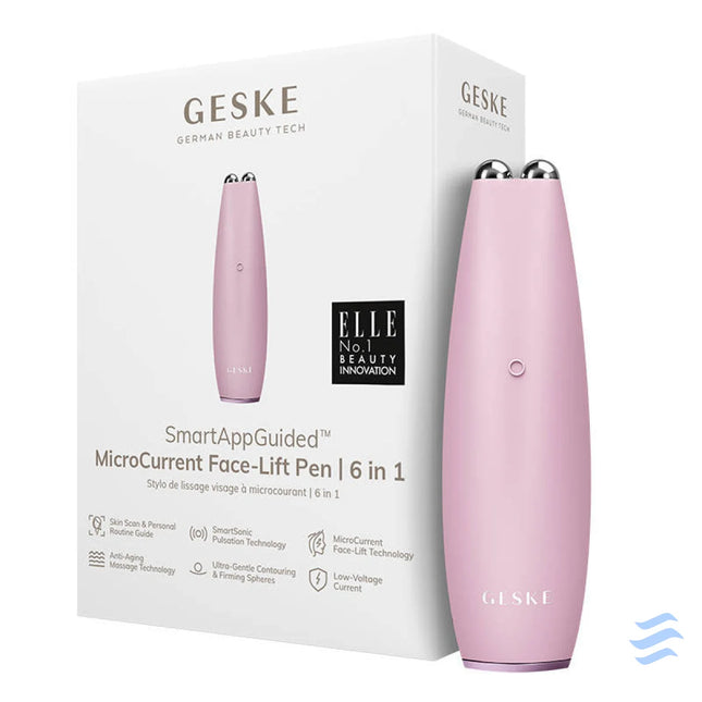 MicroCurrent Face Lift Pen 6 in 1 Geske with APP (pink) Massagers