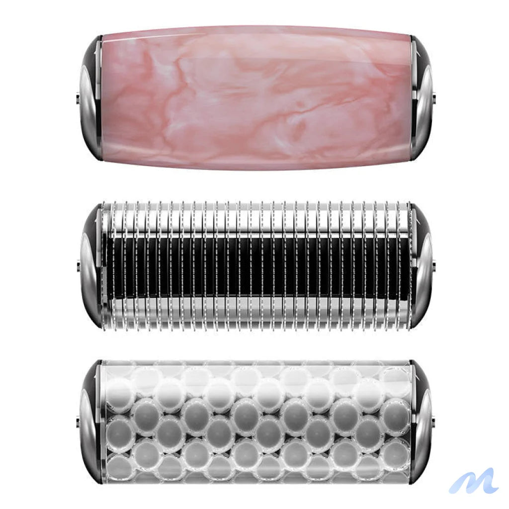 MicroNeedle Face&Body Roller 9in1 Geske with APP (magenta)