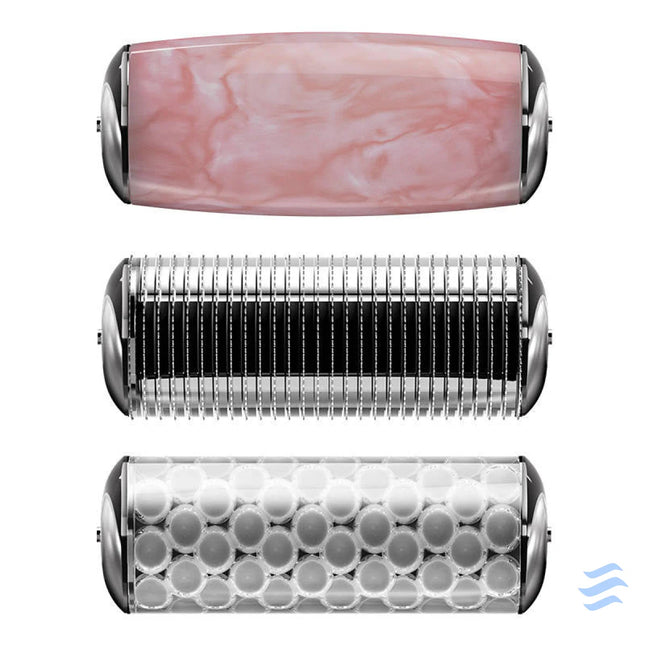 MicroNeedle Face&Body Roller 9in1 Geske with APP (magenta) Massagers