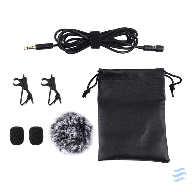 Microphone Jack Puluz 1.5m jack 3.5mm PU424 Lavalier