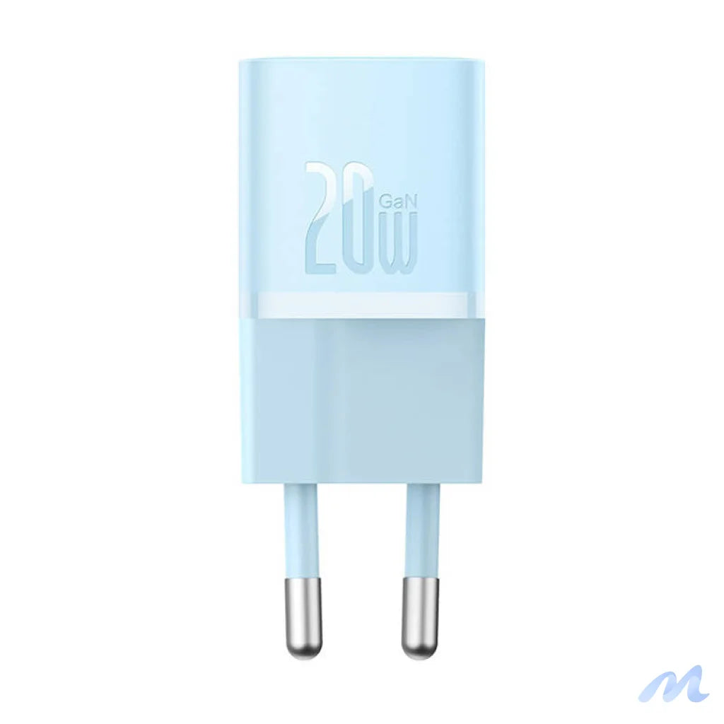 Mini wall charger Baseus GaN5 20W (blue)