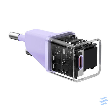 Mini wall charger Baseus GaN5 20W (purple) mains chargers