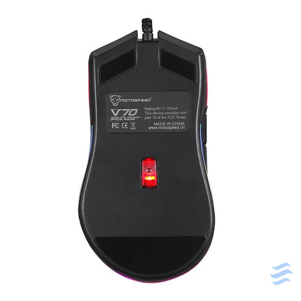 MMotospeed V70 Wired Gaming Mouse Black Wired