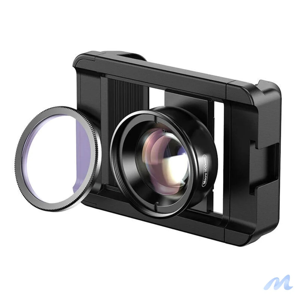 Mobile lens APEXEL APL-HB100CPL100mm macro with CPL (black)