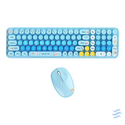 MOFII Baby Bear Wireless Keyboard + Mouse Set (blue) Mice keyboards