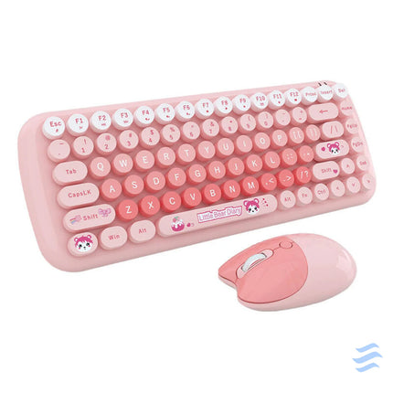 MOFII Candy New 2.4G Wireless Keyboard + Mouse Set (Pink) Mice keyboards