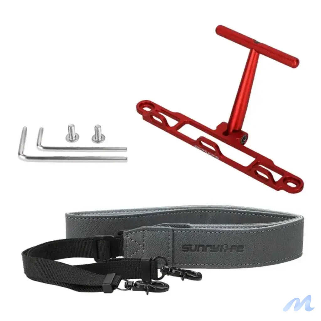 Mount with strap Sunnylife for DJI RC / RC 2 controller (red) ZJ764-R