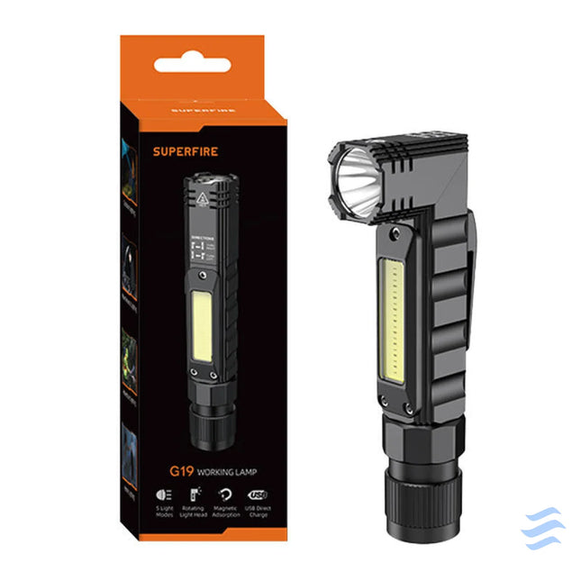 Multifunction flashlight Superfire G19 – 200lm USB 5 modes 200m Other