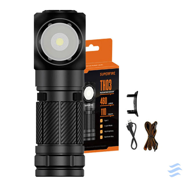 Multifunction flashlight Superfire TH03 – 460lm USB C 5 modes Other