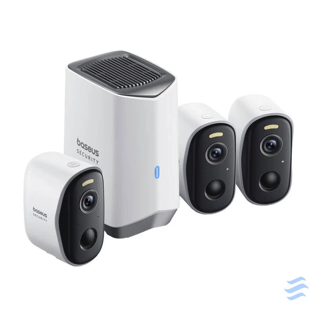 N1 Baseus 2K outdoor camera set of 3 (white) IP cameras