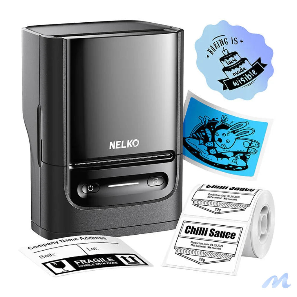 Nelko PM220 thermal label printer (black)