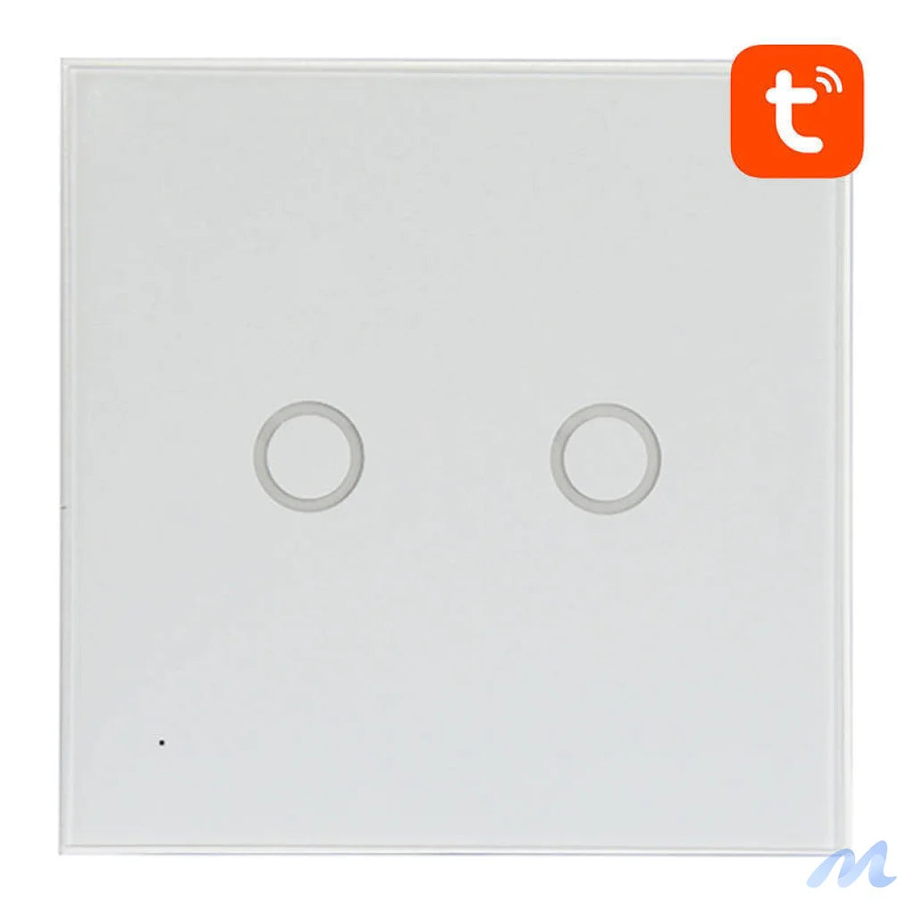 NEO NAS-SC02WE Smart Light Switch, 2-channel, WiFi