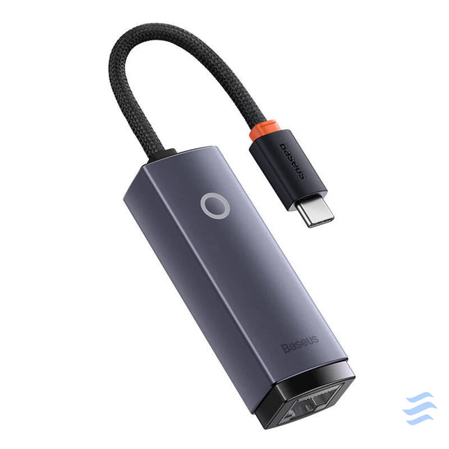 Network adapter Baseus Lite Series USB C to RJ45 (grey) Adapters connectors and converters