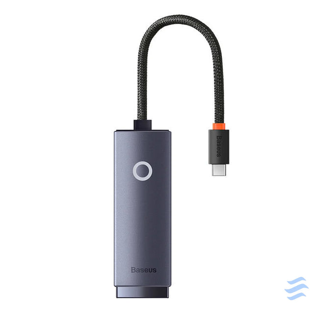 Network adapter Baseus Lite Series USB C to RJ45 (grey) Adapters connectors and converters