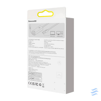 Network adapter Baseus Lite Series USB to RJ45 (black) Adapters connectors and converters