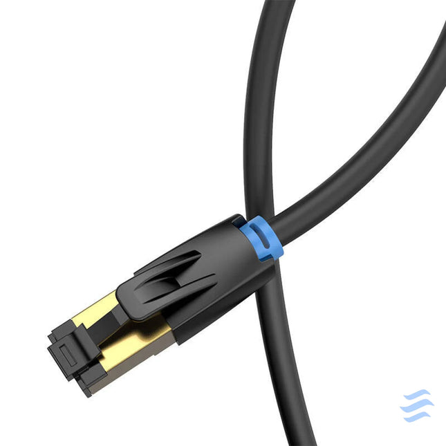 Network Cable CAT8 SFTP Vention IKABF RJ45 Ethernet 40Gbps 1m Black Network cables