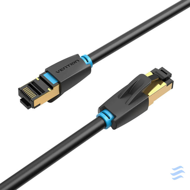 Network Cable CAT8 SFTP Vention IKABF RJ45 Ethernet 40Gbps 1m Black Network cables