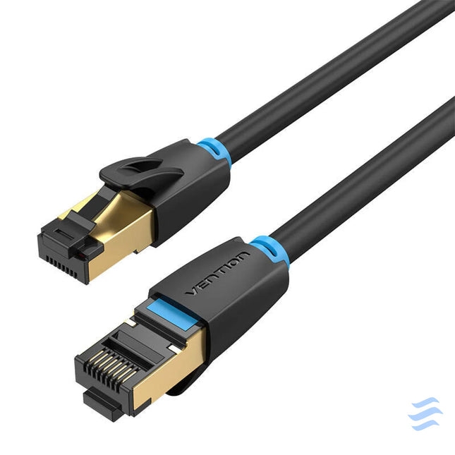 Network Cable CAT8 SFTP Vention IKABH RJ45 Ethernet 40Gbps 2m Black Network cables