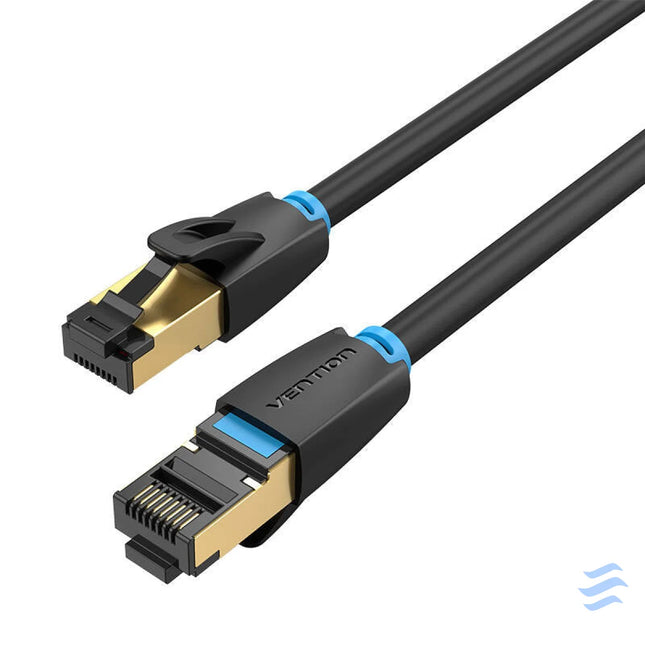 Network Cable CAT8 SFTP Vention IKABL RJ45 Ethernet 40Gbps 10m Black Network cables