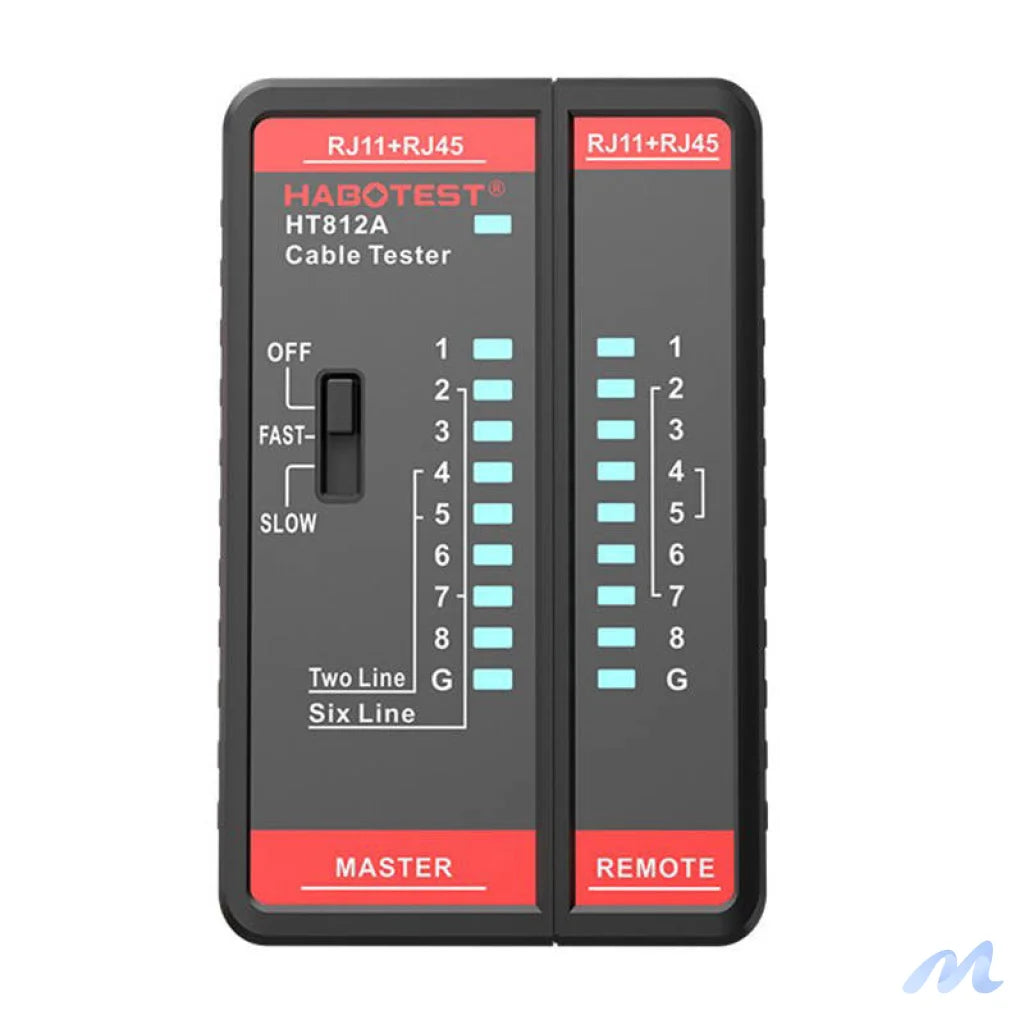 Network cable tester Habotest HT812A  RJ45/RJ14/RJ12/RJ9
