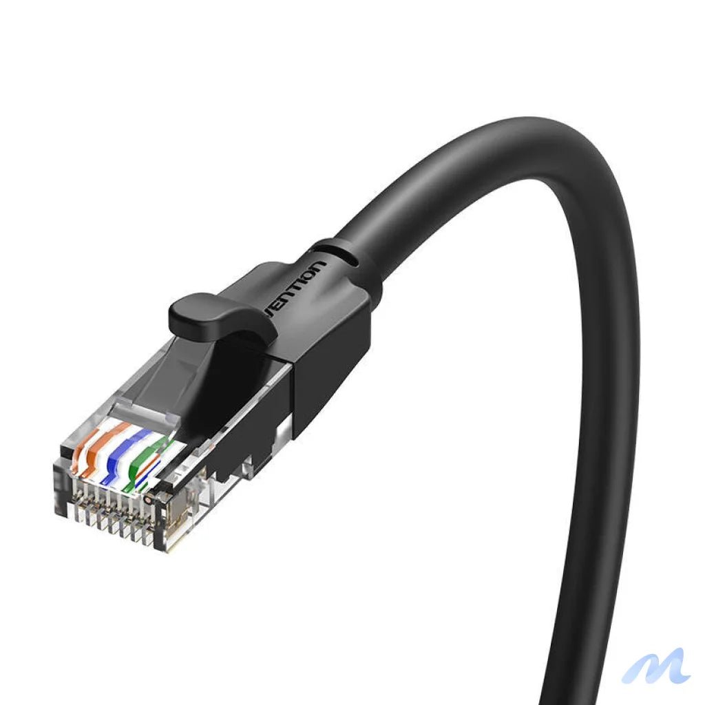 Network Cable UTP CAT6 Vention IBEBK RJ45 Ethernet 1000Mbps 8m (black)