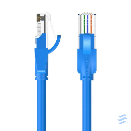 Network Cable UTP CAT6 Vention IBELG RJ45 Ethernet 1000Mbps 1.5m Blue Network cables