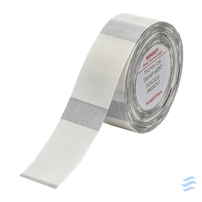 Niimbot 12x24 Thermal Stickers 230 pcs. (Transparent) Labels