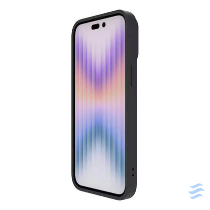 Nillkin CamShield Silky Silicone case for iPhone 15 Pro (classic black)) Protective cases for smartphones