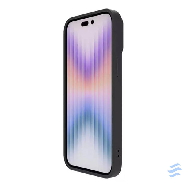Nillkin CamShield Silky Silicone case for iPhone 15 Pro (classic black)) Protective cases for smartphones