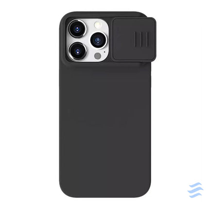 Nillkin CamShield Silky Silicone case for iPhone 15 Pro (classic black)) Protective cases for smartphones